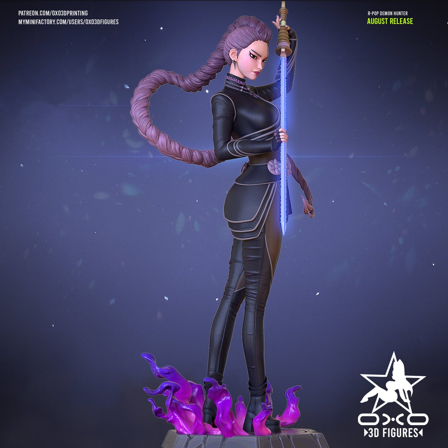 K - Pop Demon Hunter Rumi - OXO3D - Dark Forge Arts