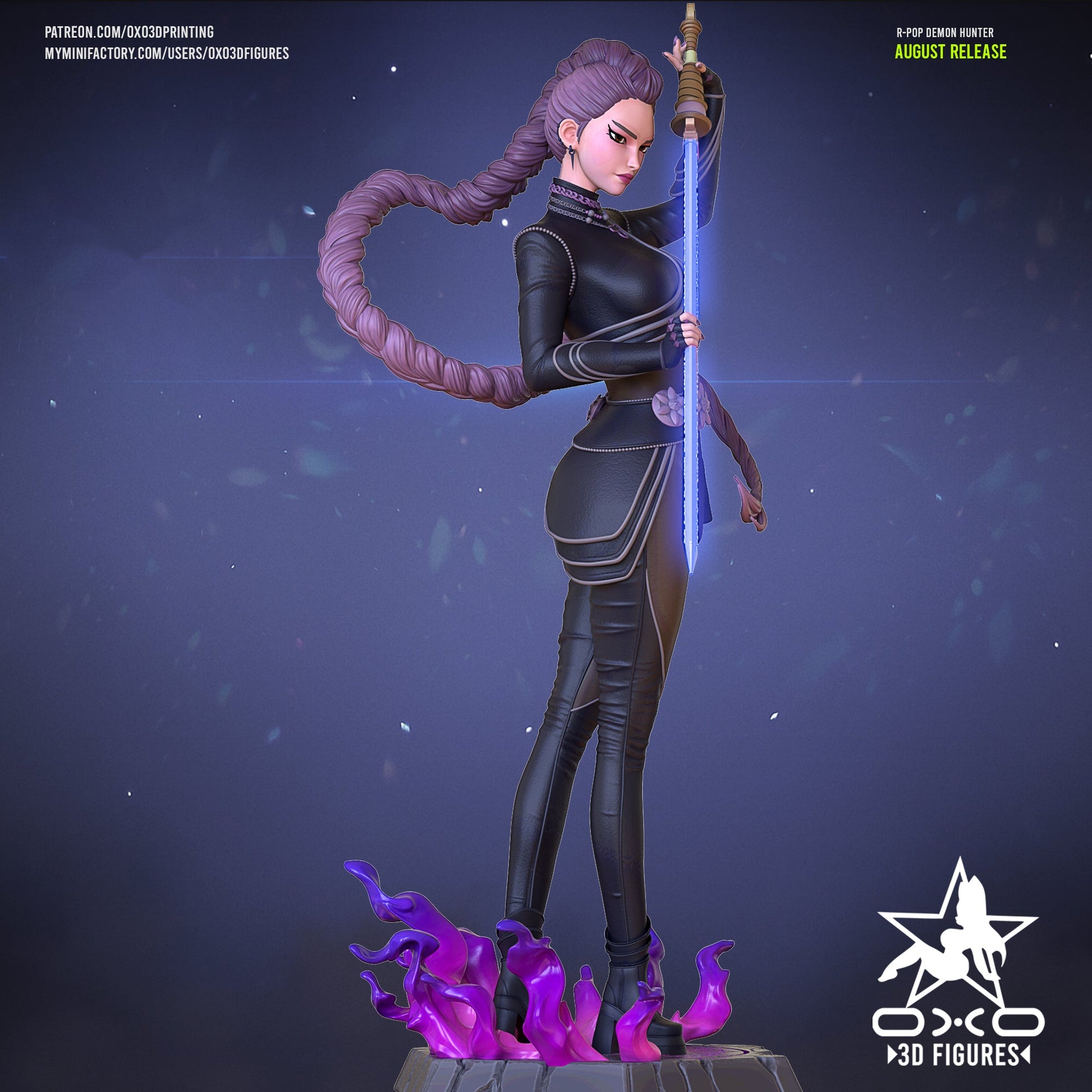 K - Pop Demon Hunter Rumi - OXO3D - Dark Forge Arts