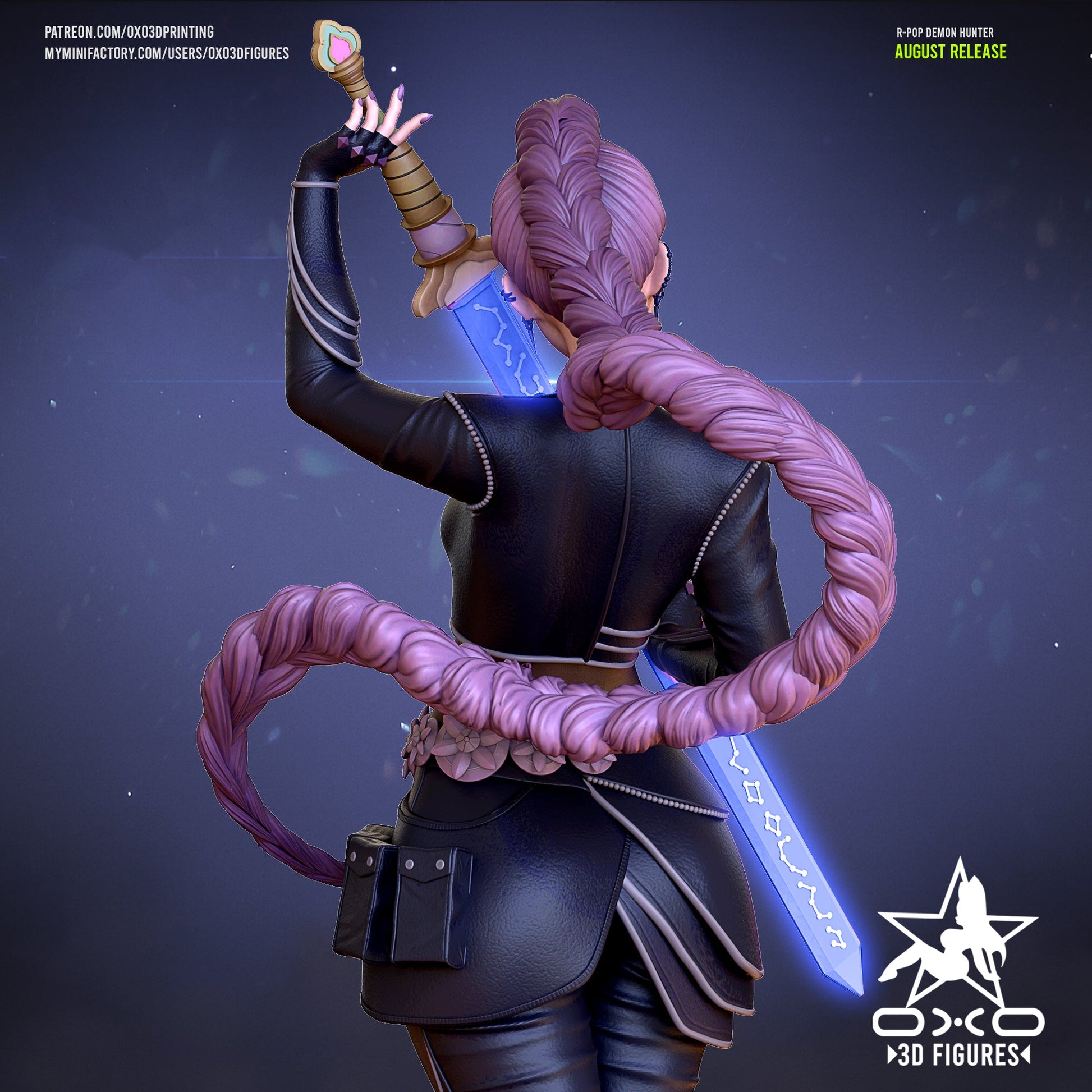 K - Pop Demon Hunter Rumi - OXO3D - Dark Forge Arts