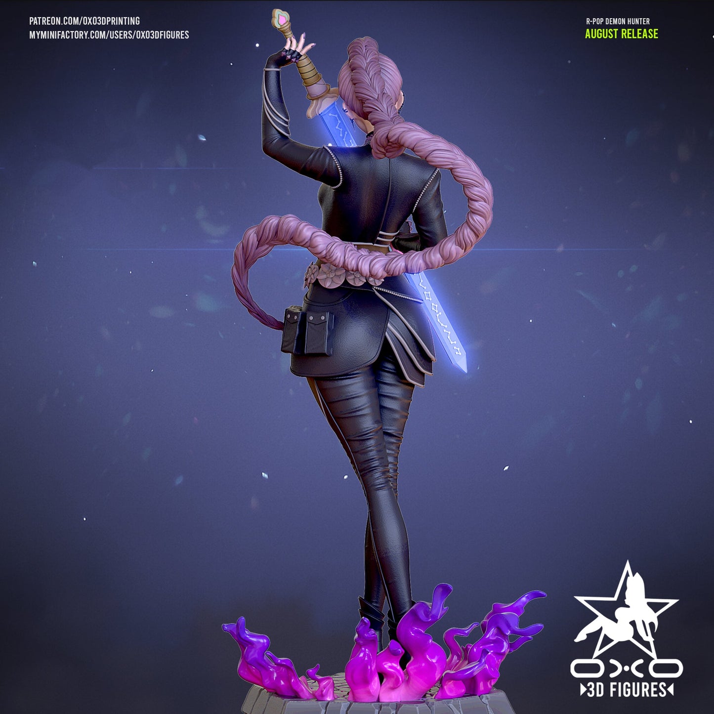K - Pop Demon Hunter Rumi - OXO3D - Dark Forge Arts