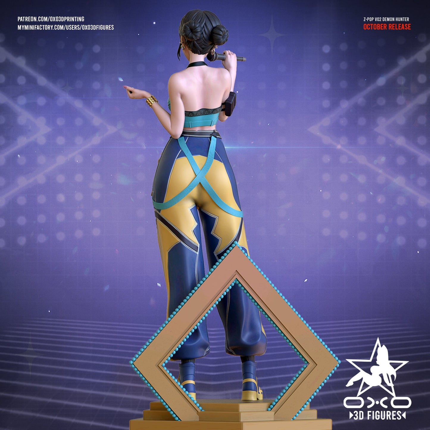 K - pop Demon Hunter Zoey - OXO3D - Dark Forge Arts