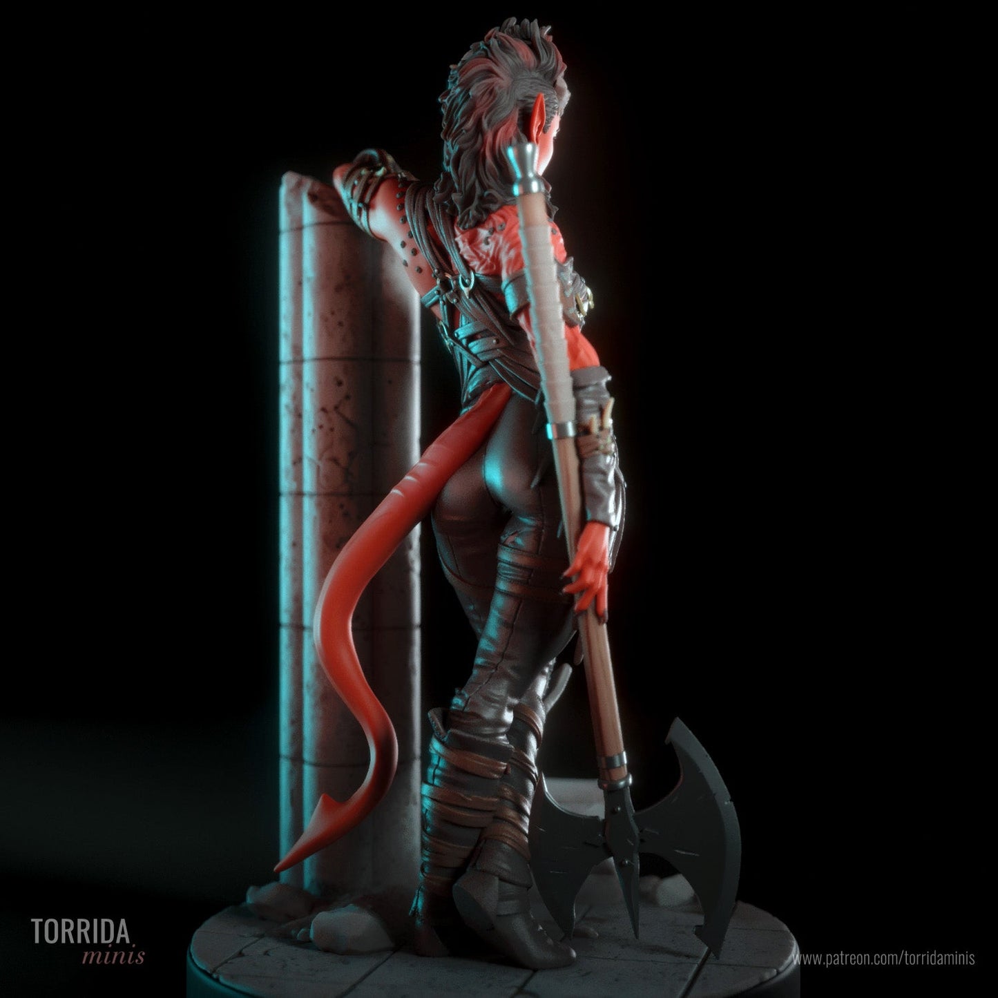 Karlach - Torrida Minis - Dark Forge Arts