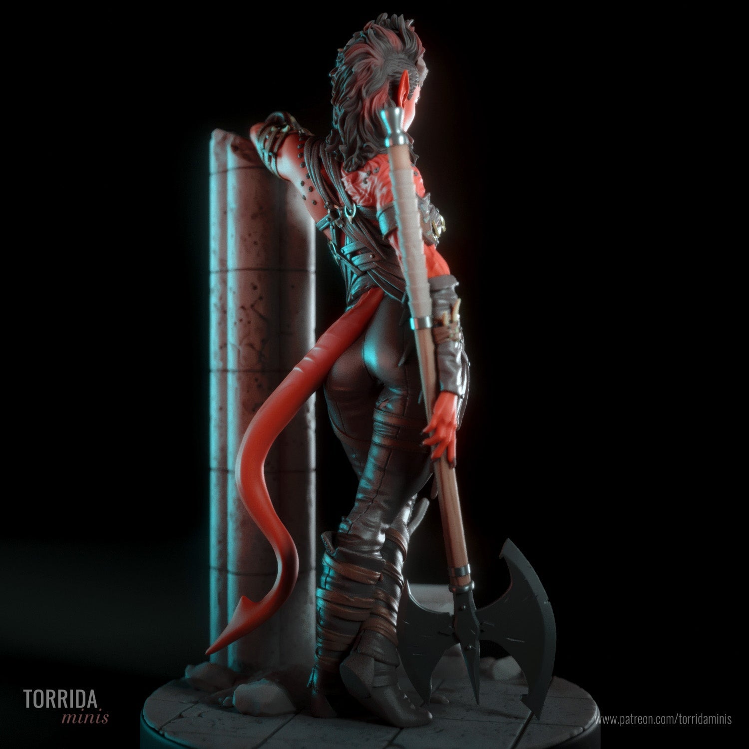Karlach - Torrida Minis - Dark Forge Arts