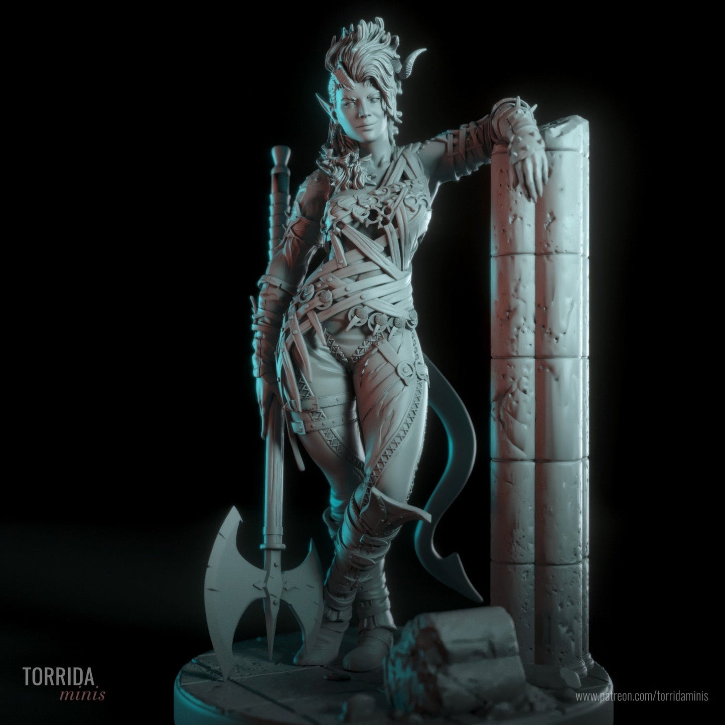 Karlach - Torrida Minis - Dark Forge Arts