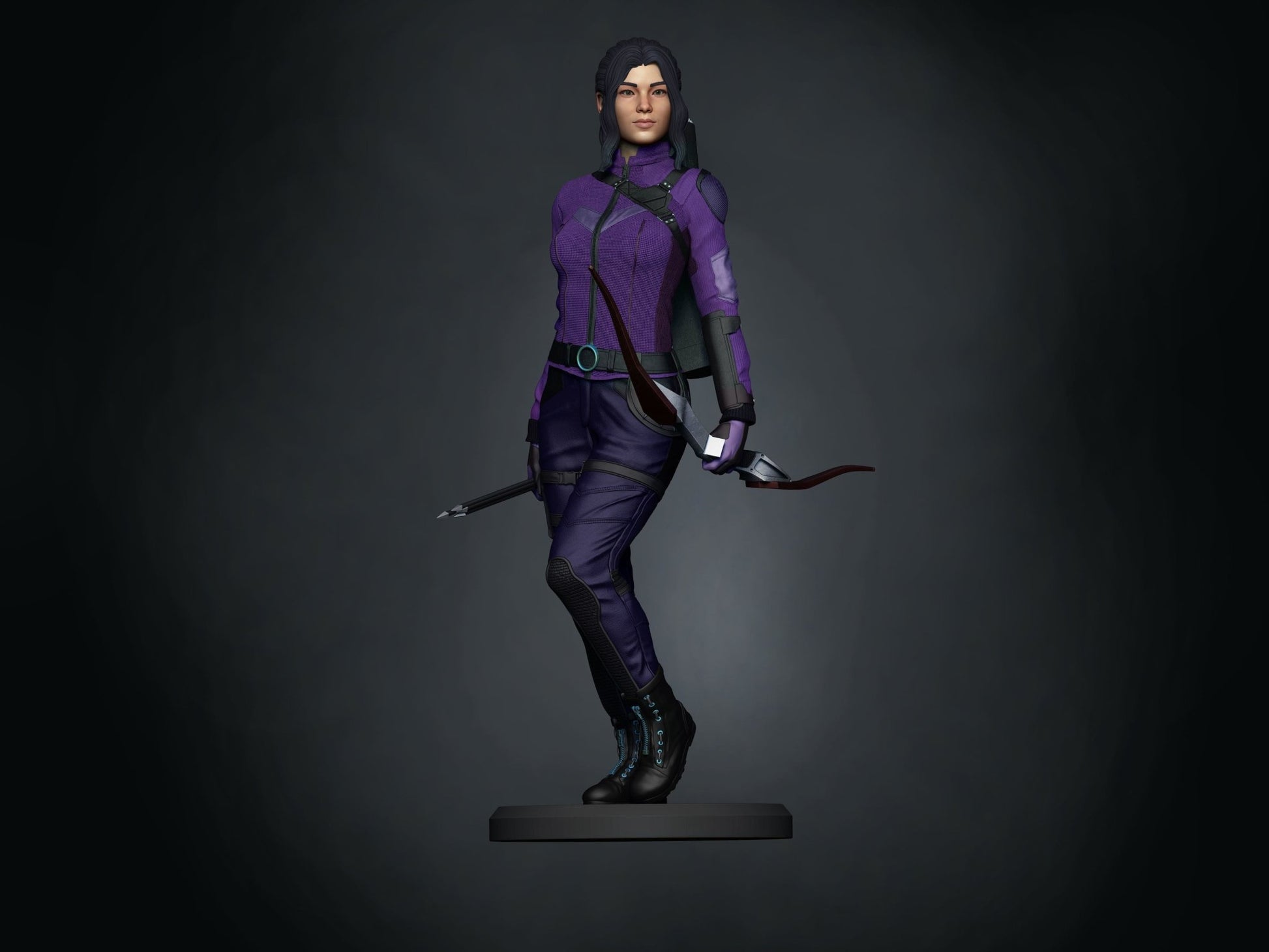Kate Bishop Hawkeye - Artifex3D - Dark Forge Arts
