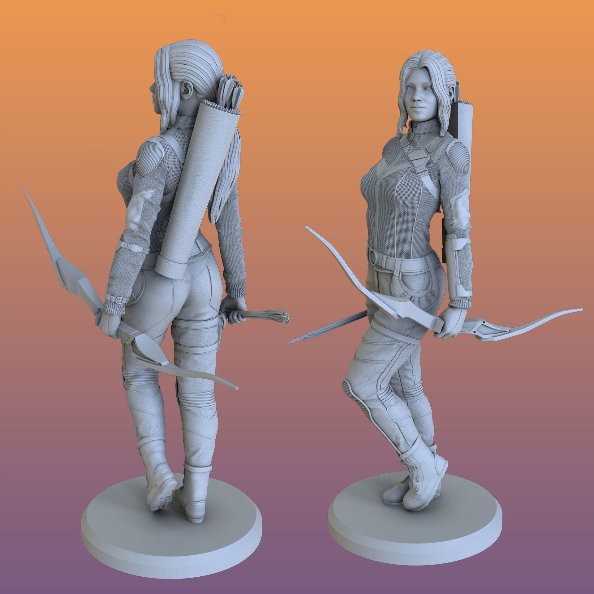 Kate Bishop Hawkeye - Artifex3D - Dark Forge Arts