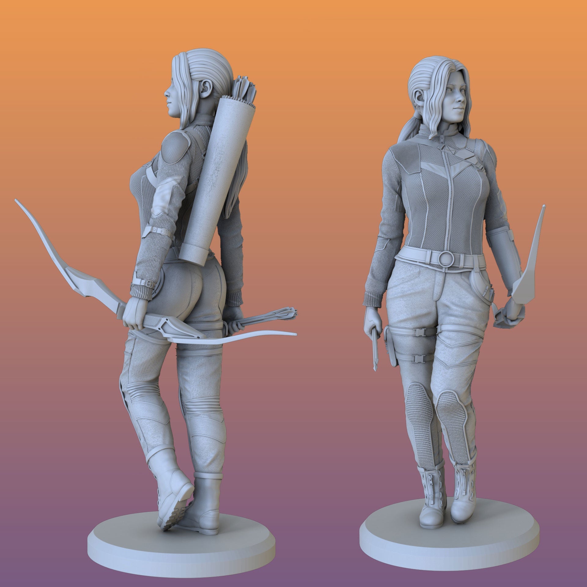 Kate Bishop Hawkeye - Artifex3D - Dark Forge Arts
