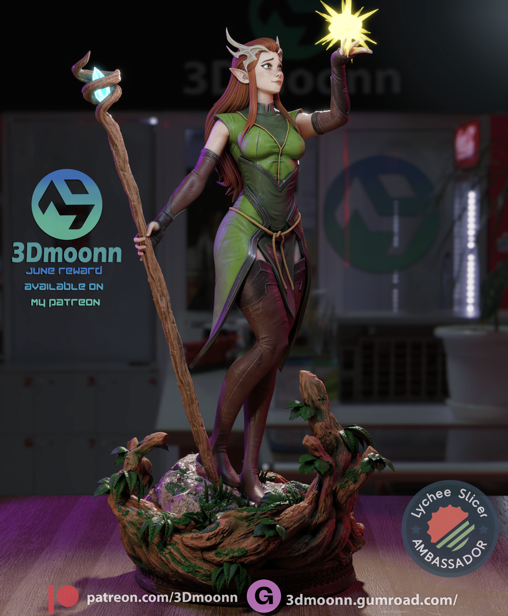 Keyleth - Vox Machina - 3DMoonn - Dark Forge Arts