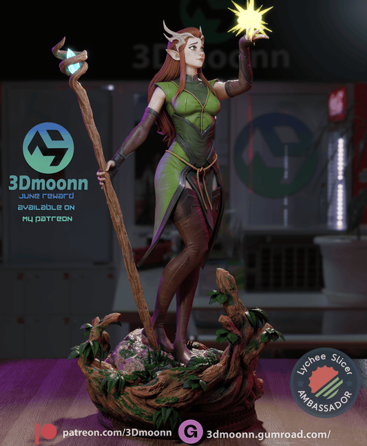 Keyleth - Vox Machina - 3DMoonn - Dark Forge Arts