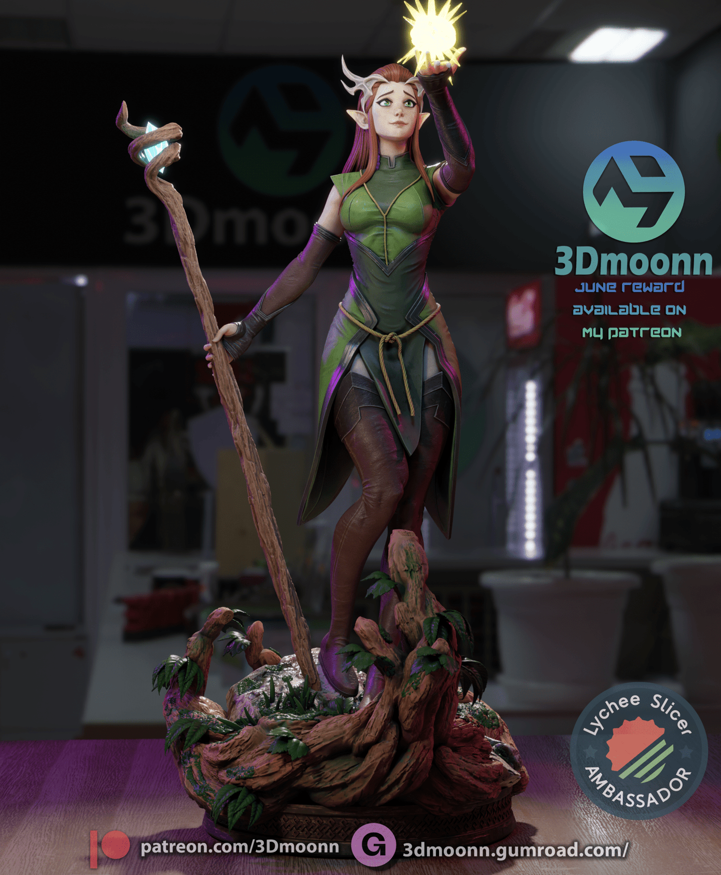Keyleth - Vox Machina - 3DMoonn - Dark Forge Arts