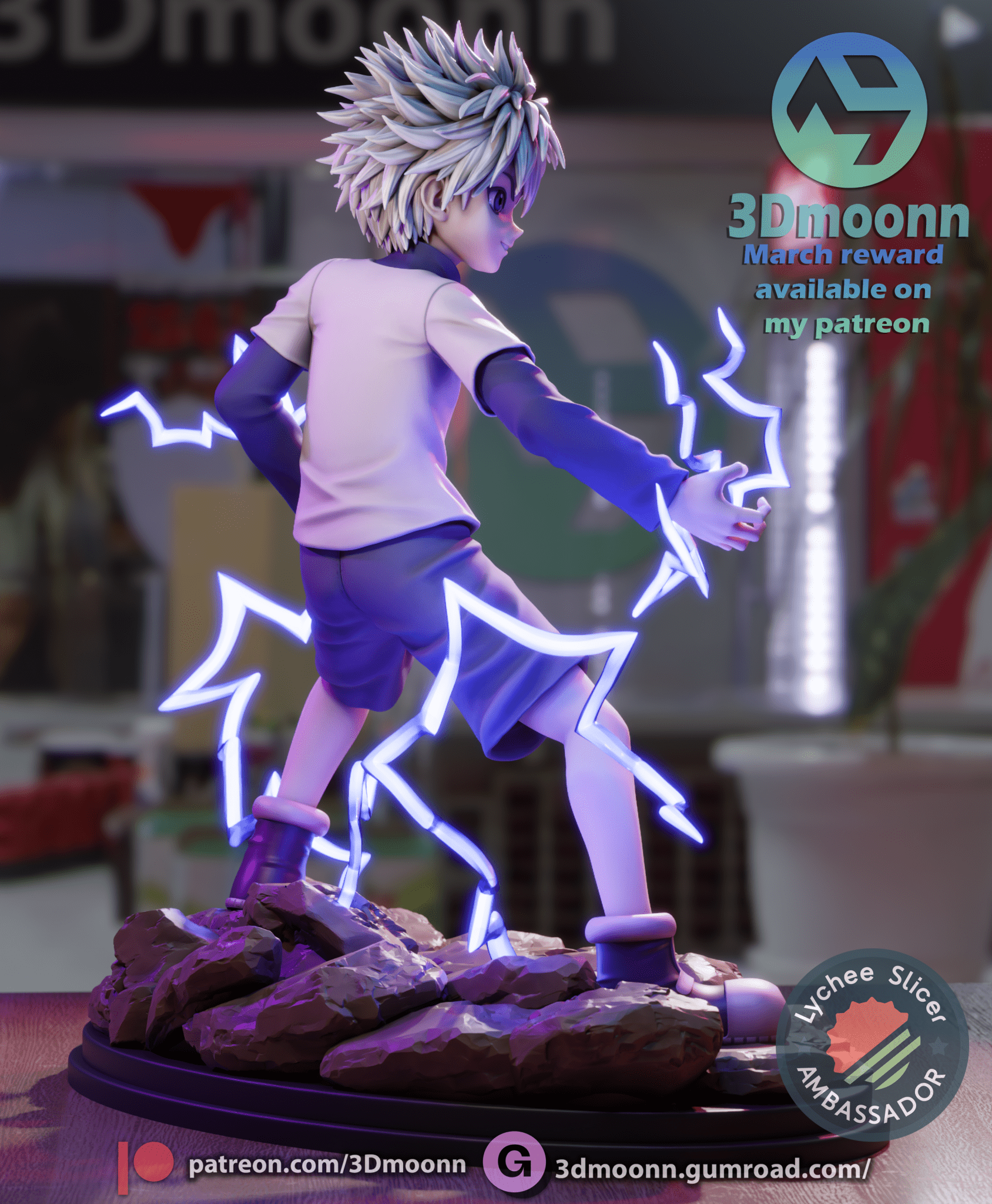 Killua - 3DMoonn - Dark Forge Arts