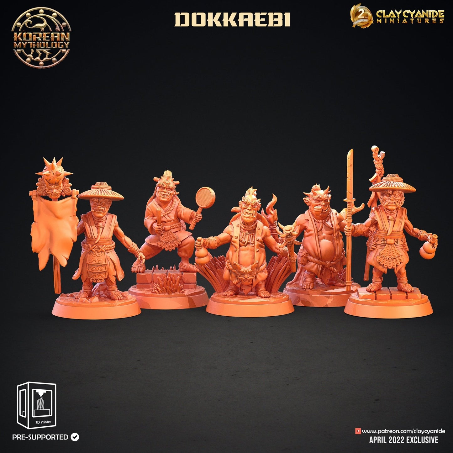 Korean Mythology - ClayCyanide - Dark Forge Arts