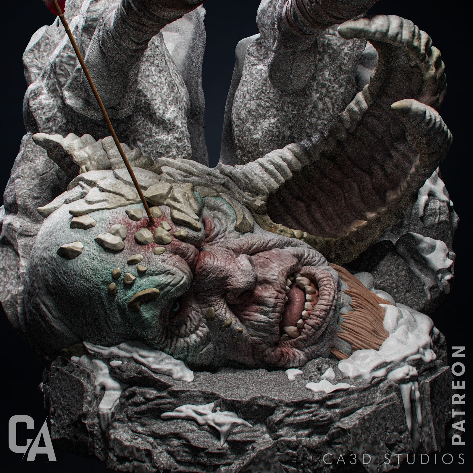 Kratos - God of War - CA 3D Studios - Dark Forge Arts