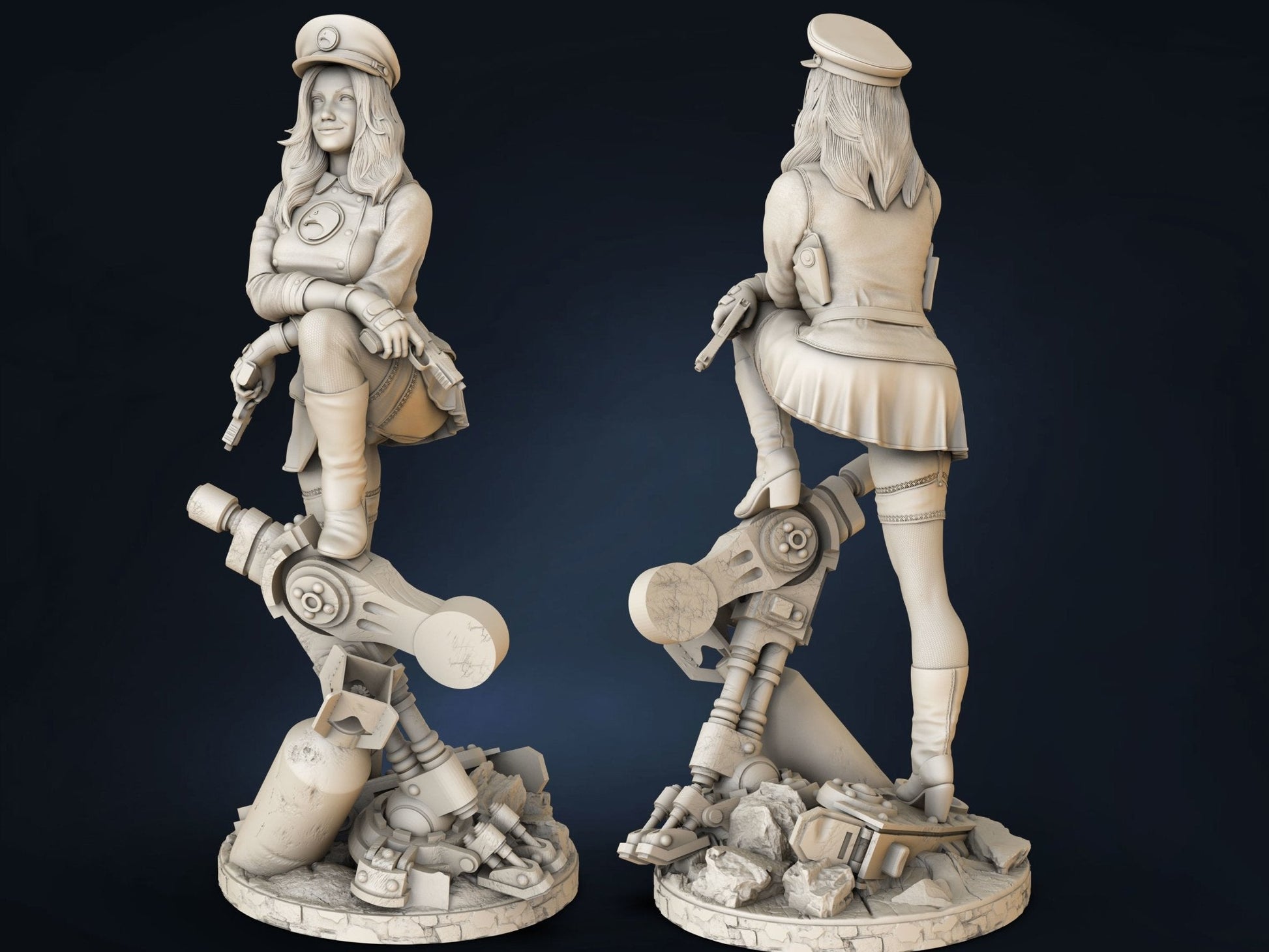 Lady Blackhawk - Artifex3D - Dark Forge Arts