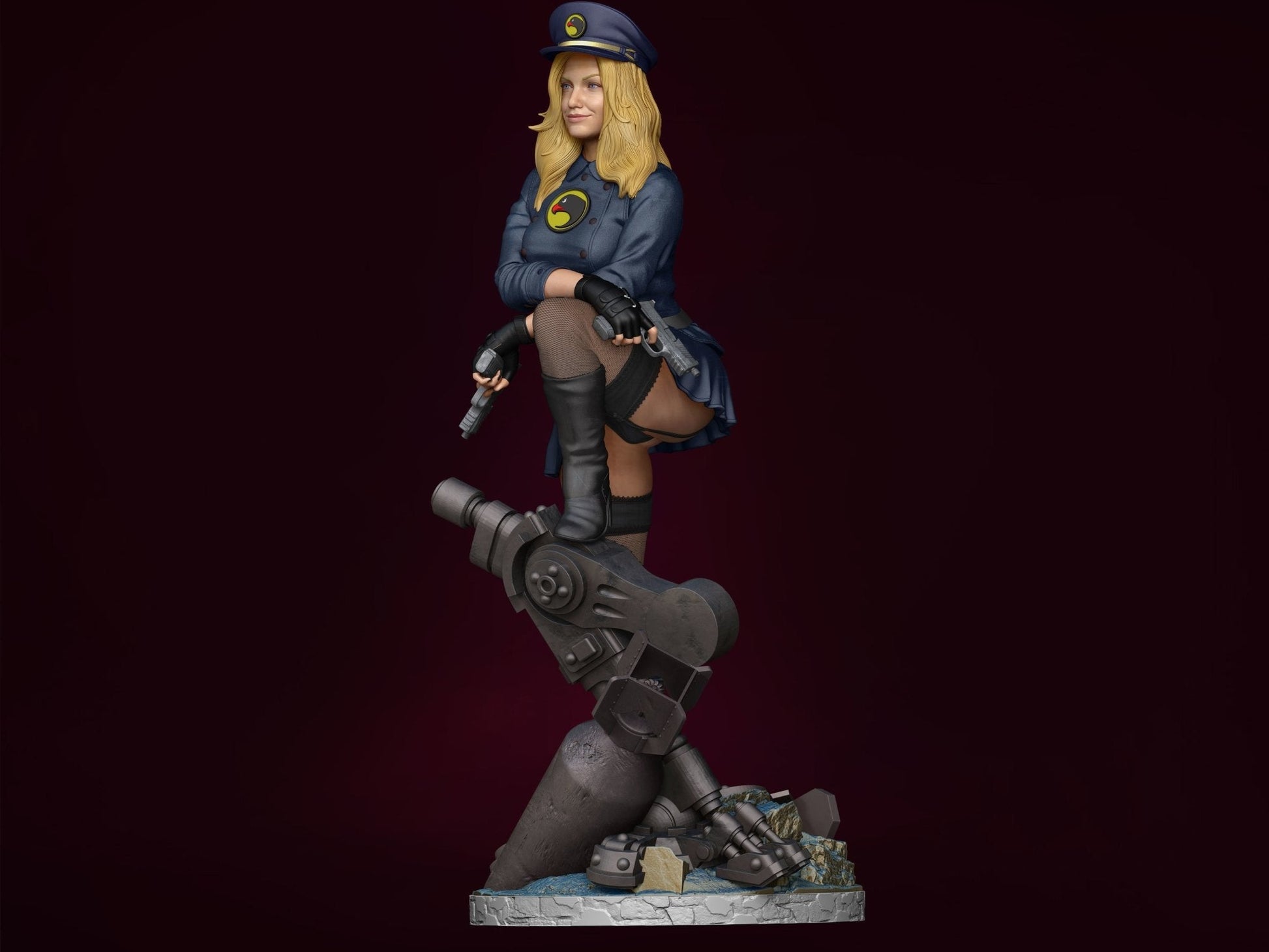 Lady Blackhawk - Artifex3D - Dark Forge Arts