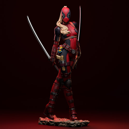 Lady Deadpool - Abe3D - Dark Forge Arts
