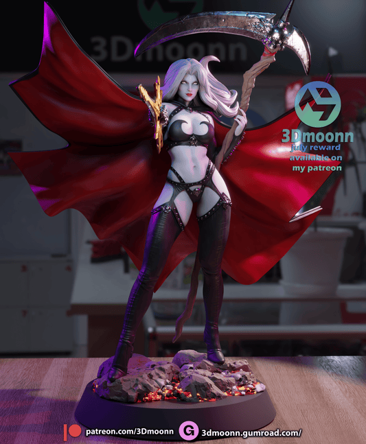Lady Death - 3DMoonn - Dark Forge Arts