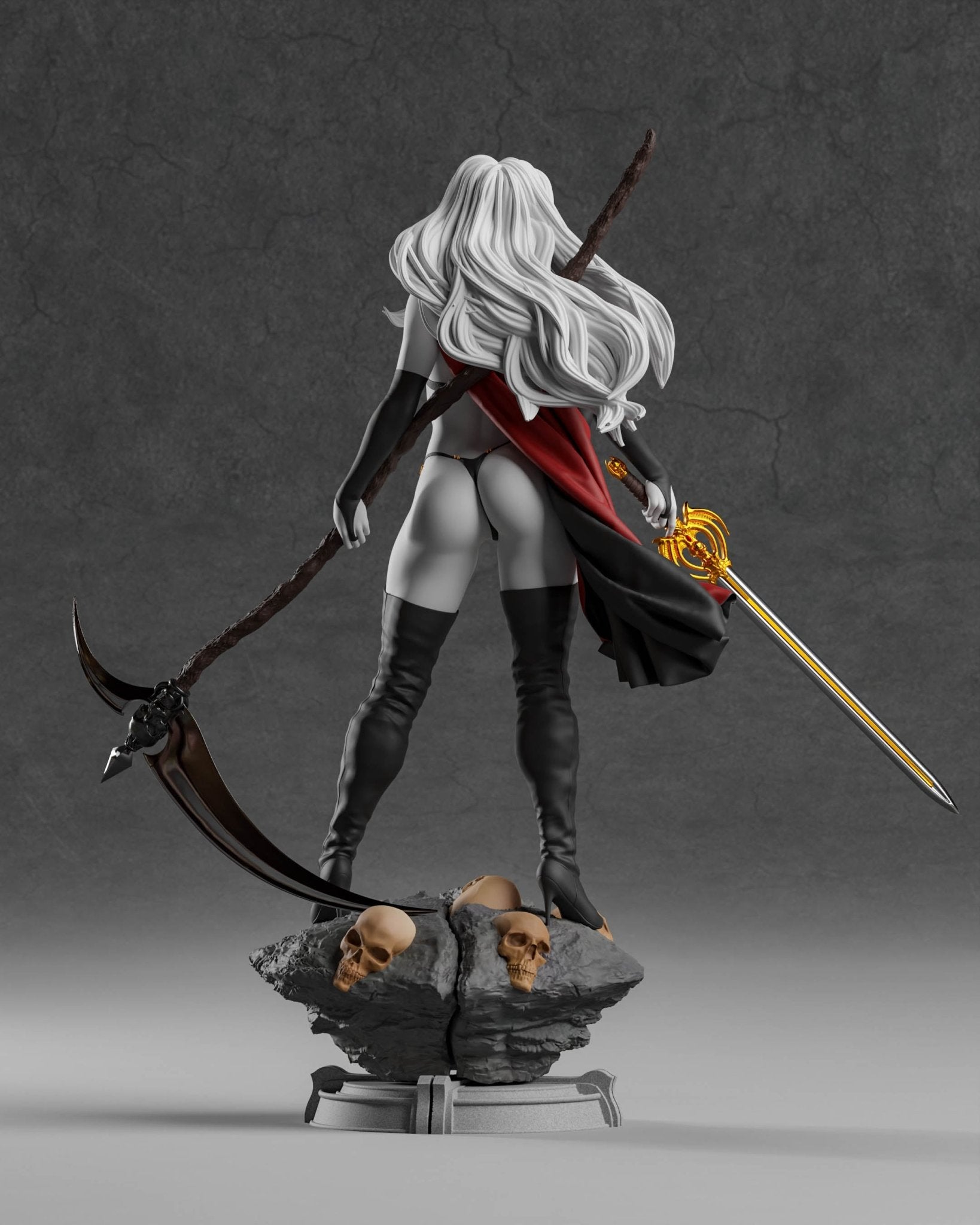 Lady Death V1 - Abe3D - Dark Forge Arts