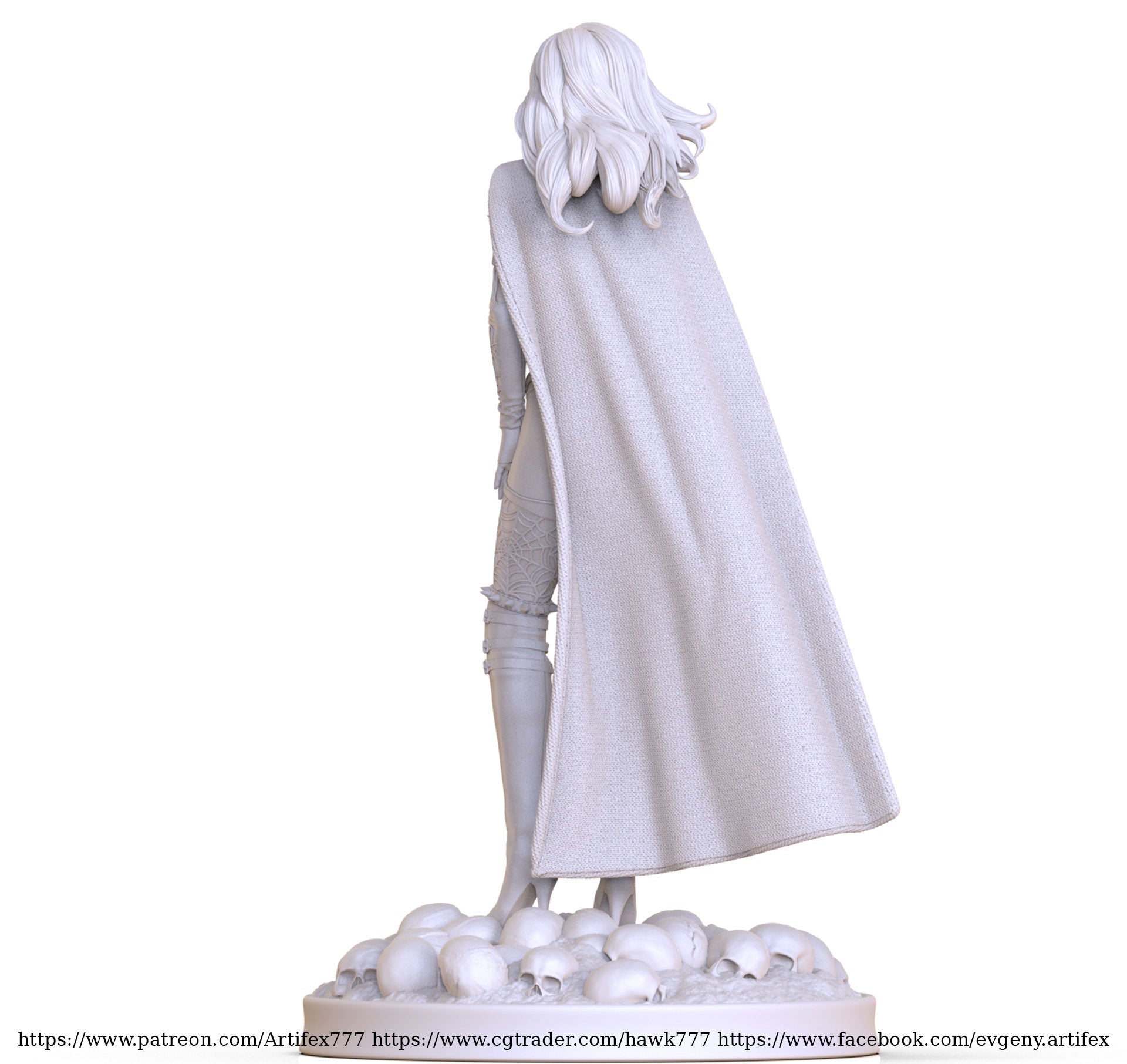 Lady Death V1 - Artifex3D - Dark Forge Arts