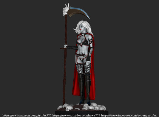 Lady Death V1 - Artifex3D - Dark Forge Arts