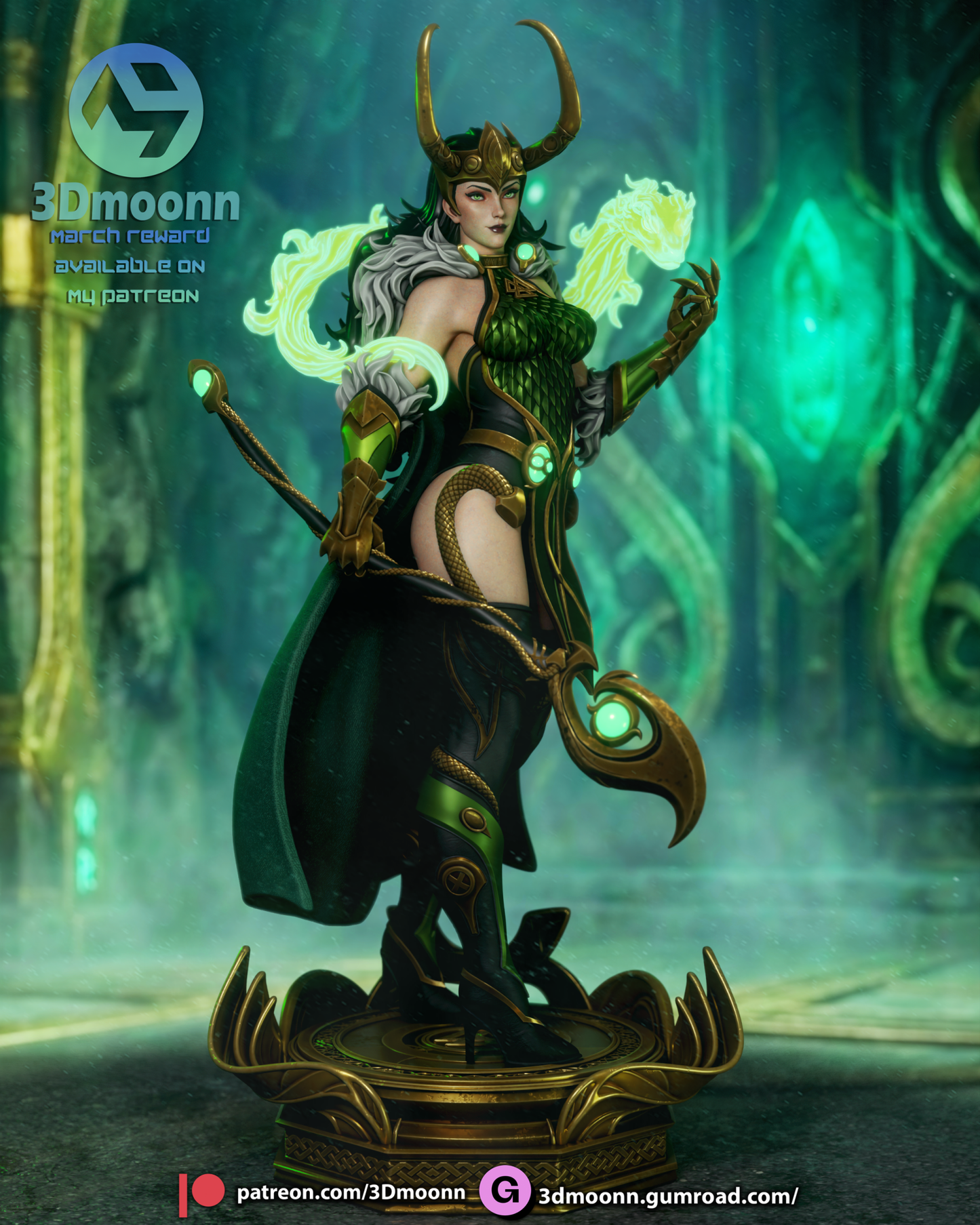 Lady Loki - 3DMoonn - Dark Forge Arts