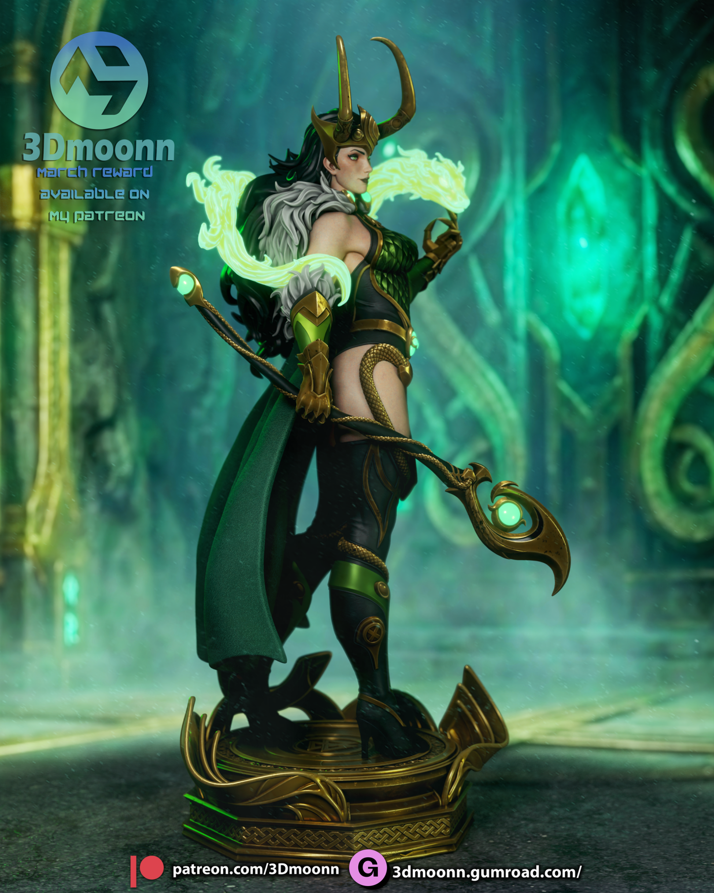 Lady Loki - 3DMoonn - Dark Forge Arts