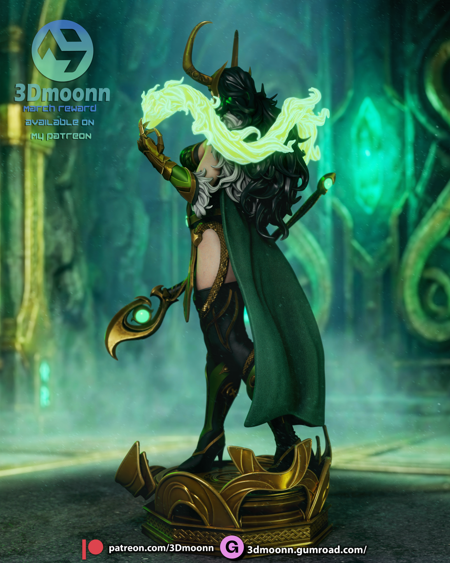 Lady Loki - 3DMoonn - Dark Forge Arts