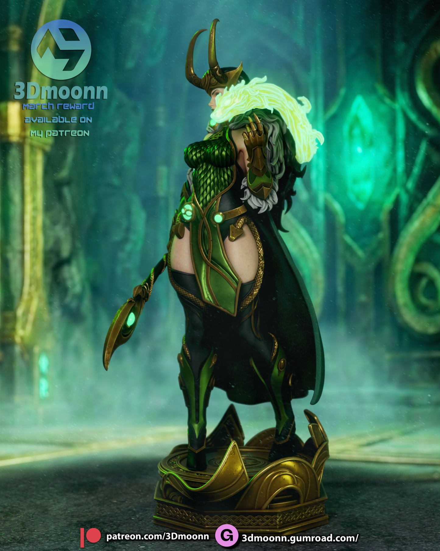 Lady Loki - 3DMoonn - Dark Forge Arts