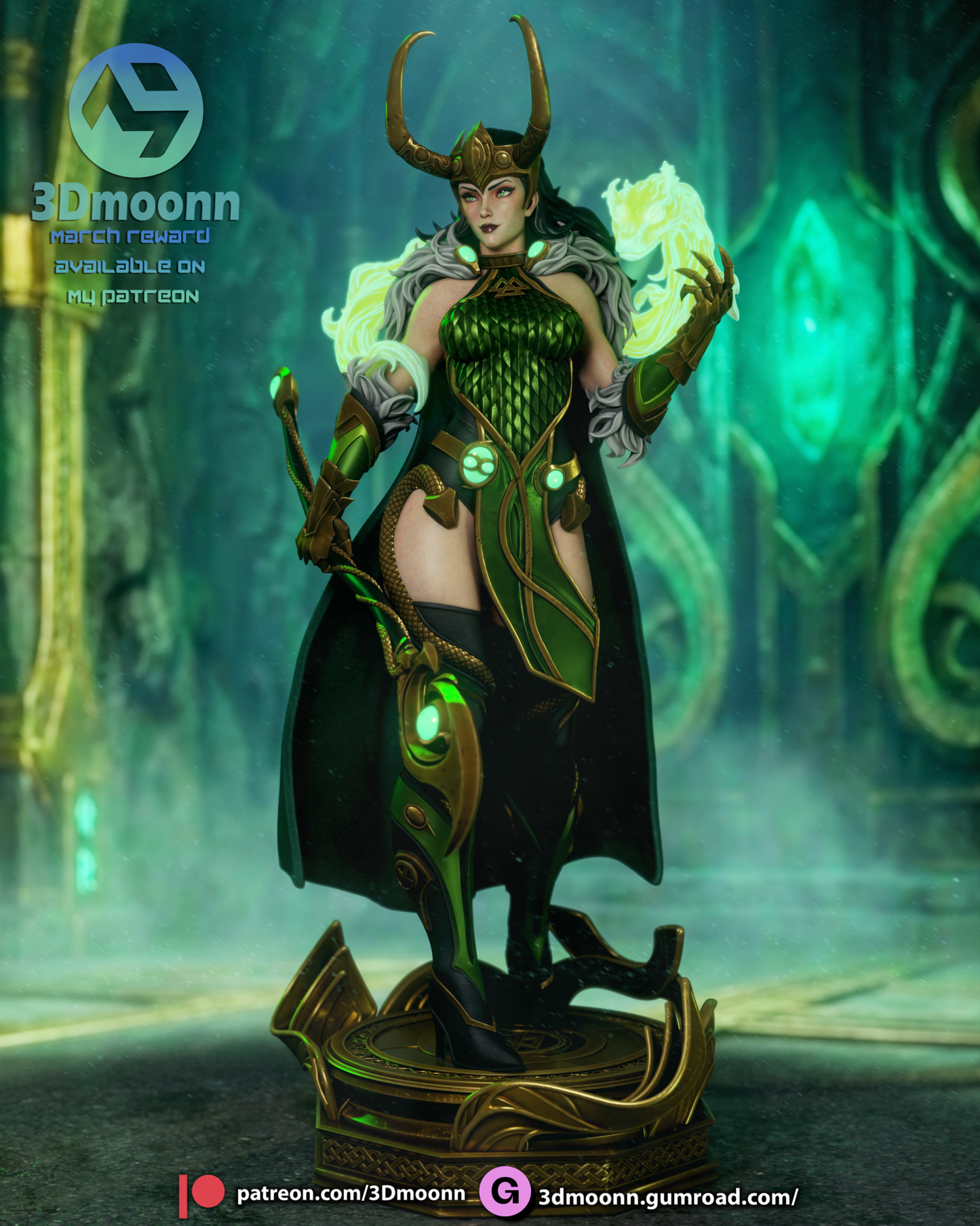 Lady Loki - 3DMoonn - Dark Forge Arts