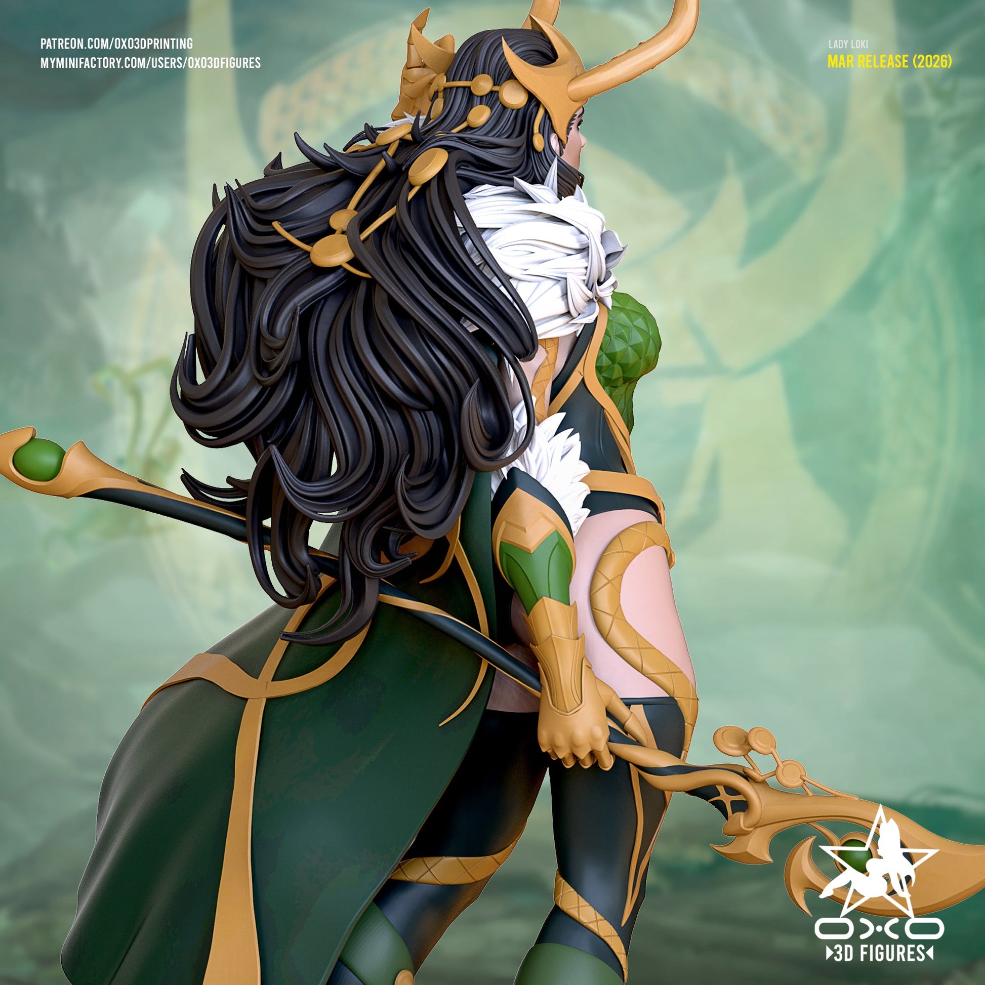Lady Loki - OXO3D - Dark Forge Arts