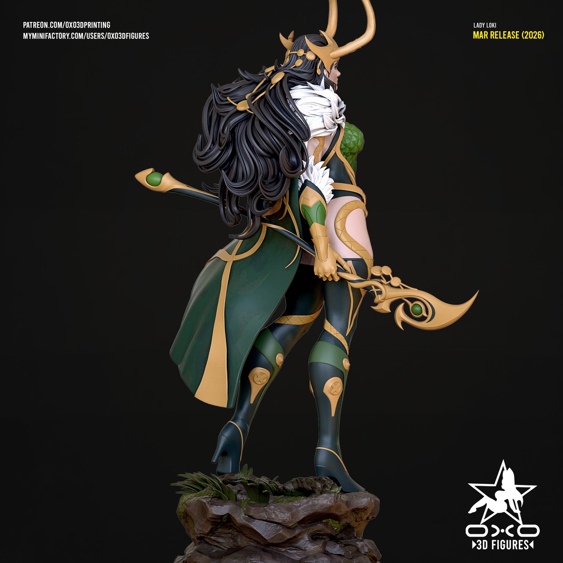 Lady Loki - OXO3D - Dark Forge Arts
