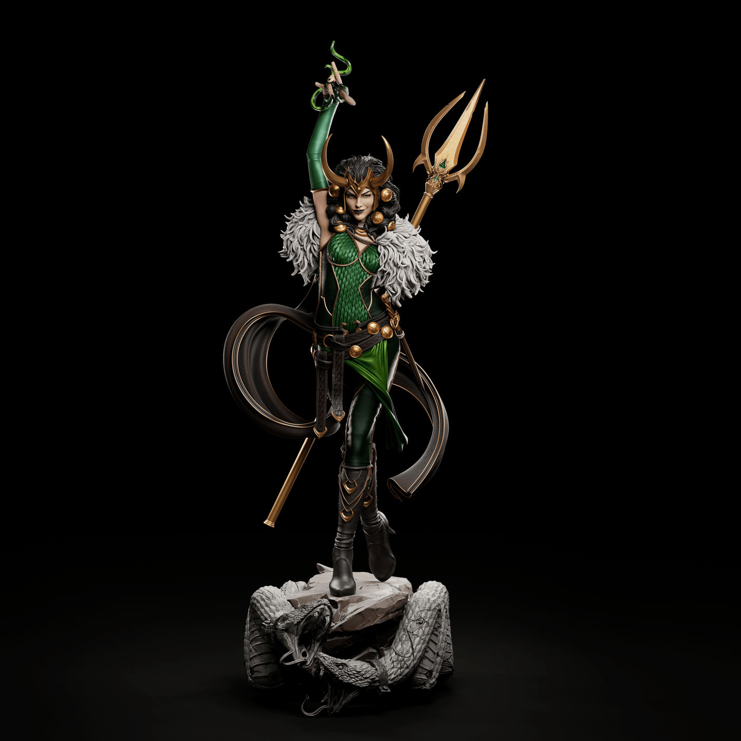 Lady Loki v2 - CA 3D Studios - Dark Forge Arts