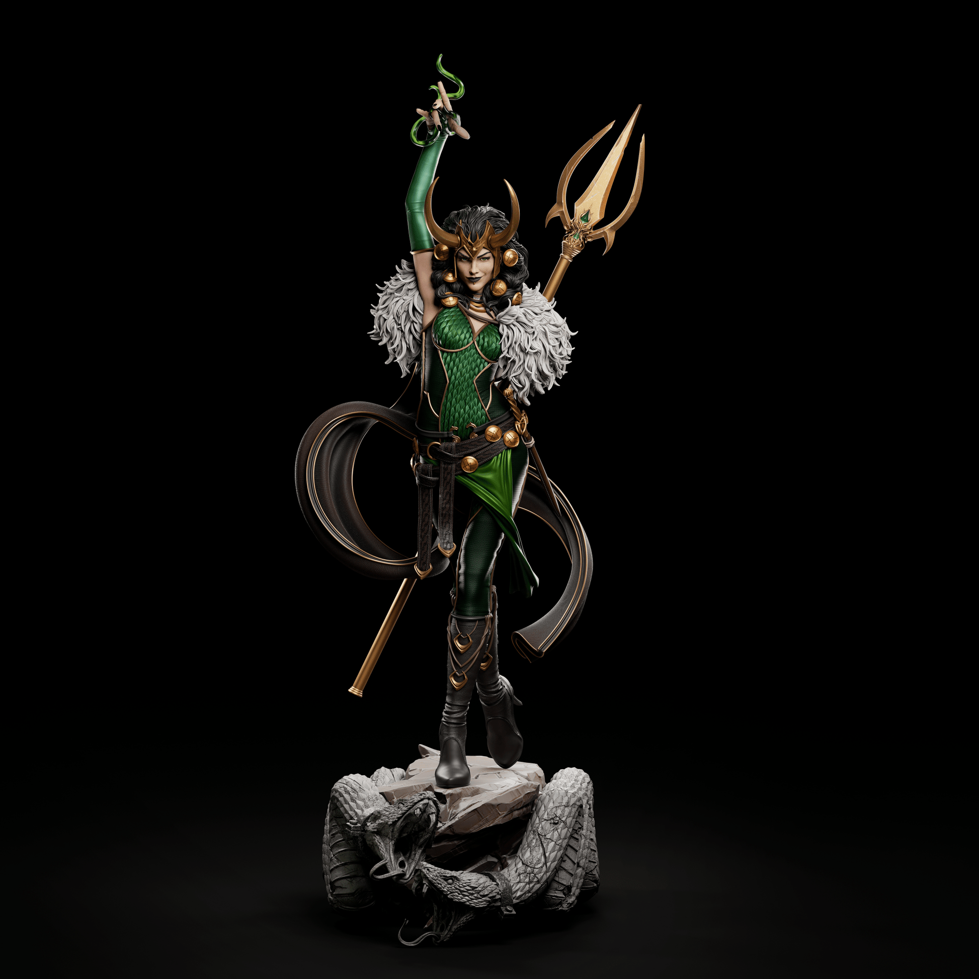 Lady Loki v2 - CA 3D Studios - Dark Forge Arts