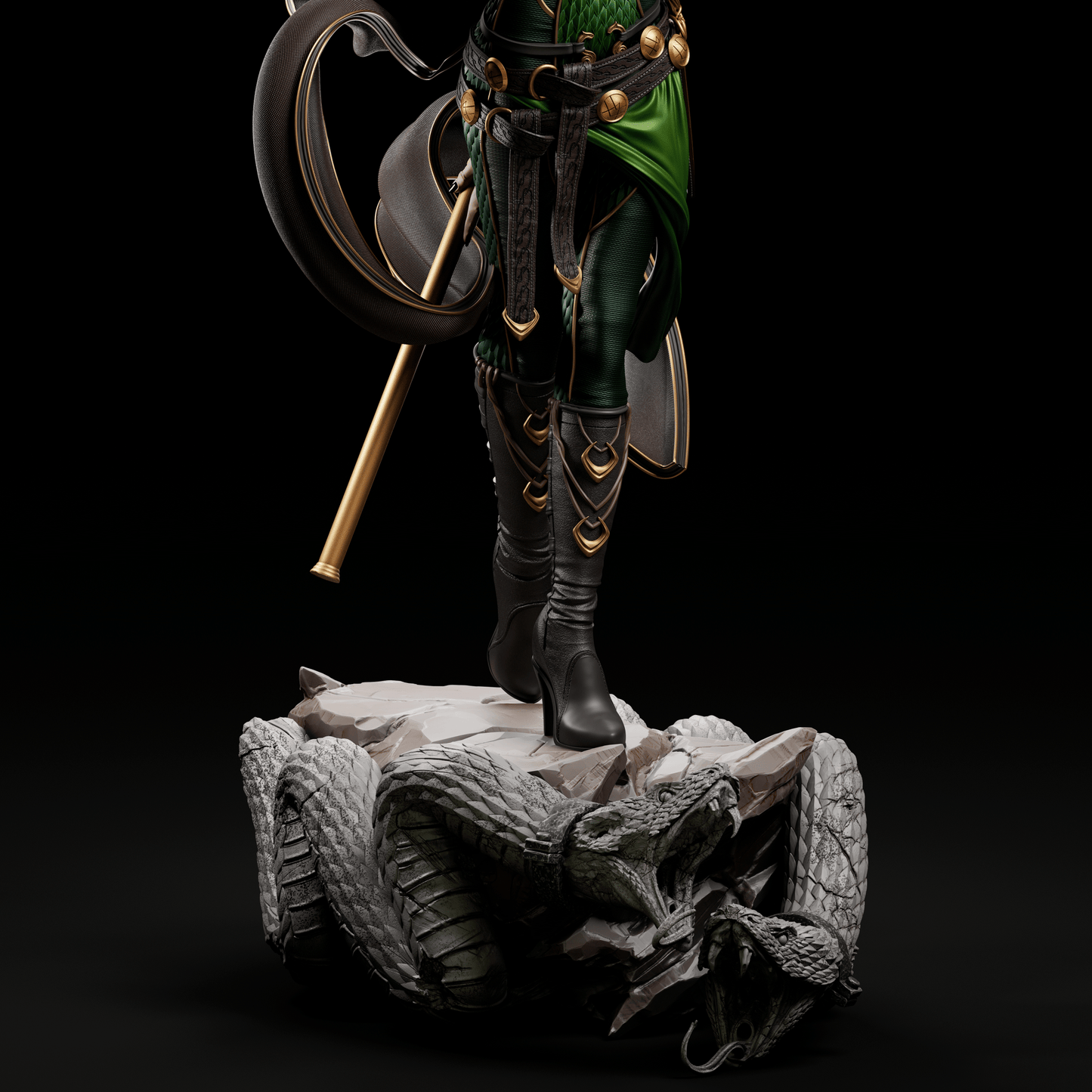 Lady Loki v2 - CA 3D Studios - Dark Forge Arts