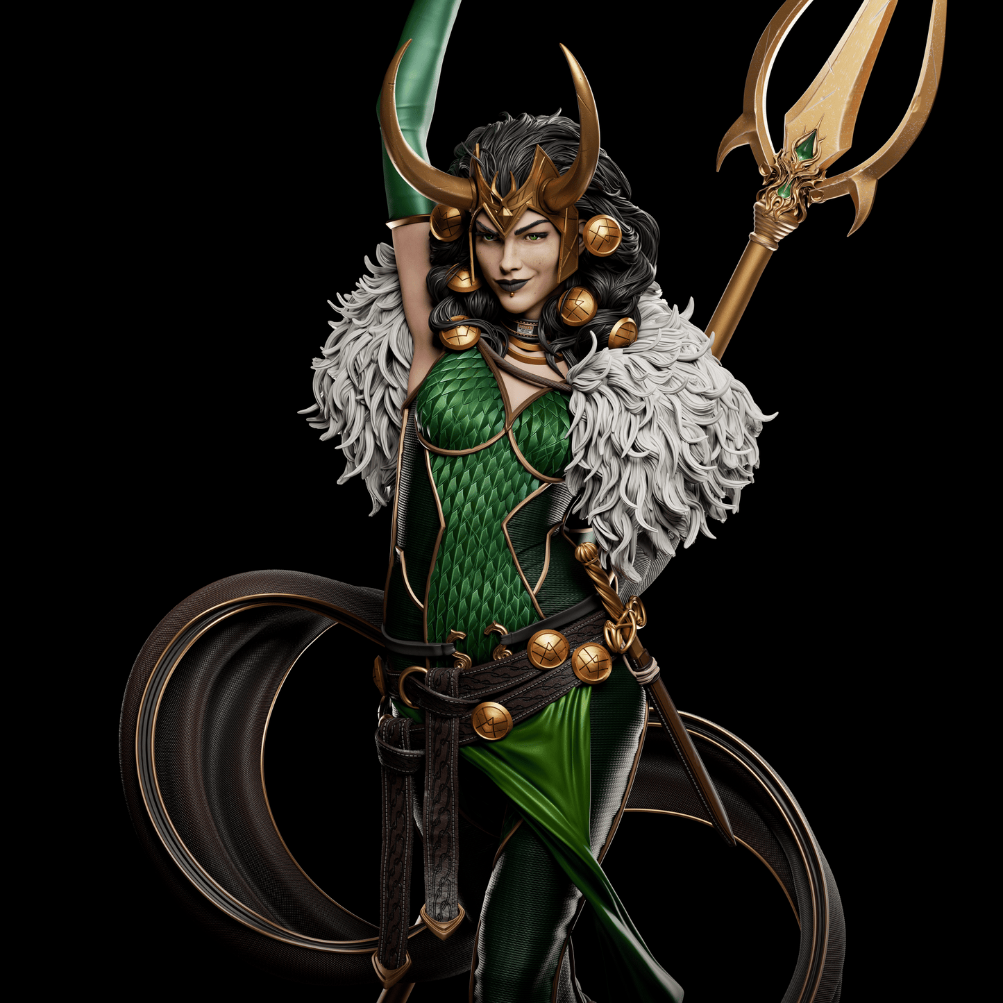 Lady Loki v2 - CA 3D Studios - Dark Forge Arts
