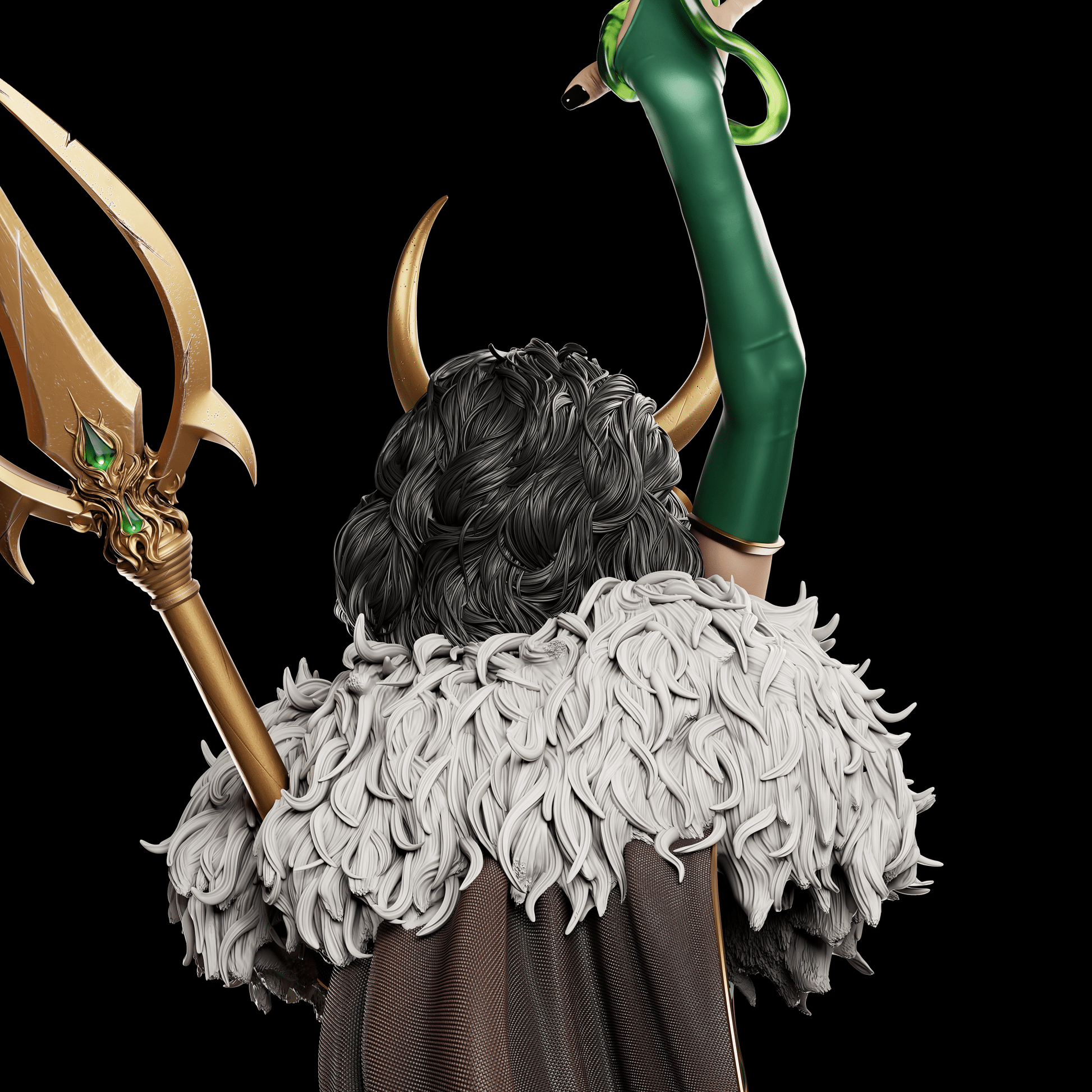 Lady Loki v2 - CA 3D Studios - Dark Forge Arts