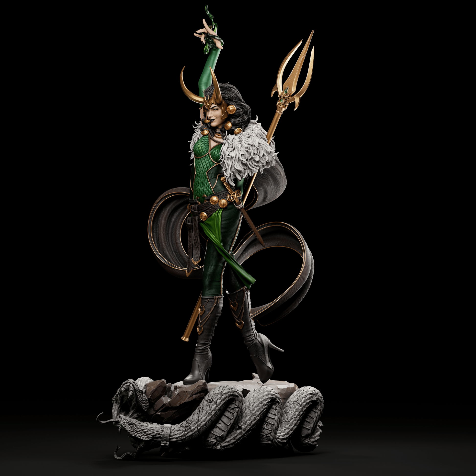 Lady Loki v2 - CA 3D Studios - Dark Forge Arts