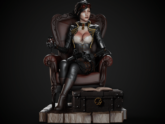 Lady Mechanika - CA 3D Studios - Dark Forge Arts
