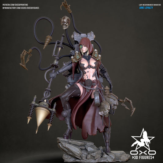 Lady Mechromancer - OXO3D - Dark Forge Arts