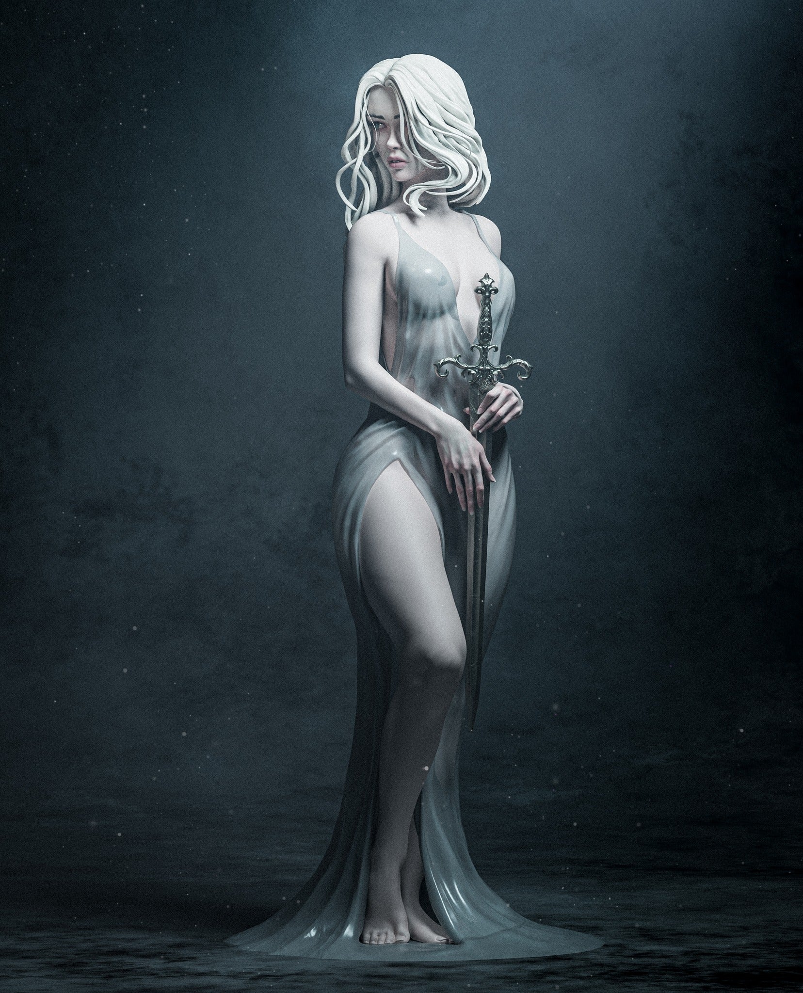 Lady of the Lake - CA 3D Studios - Dark Forge Arts