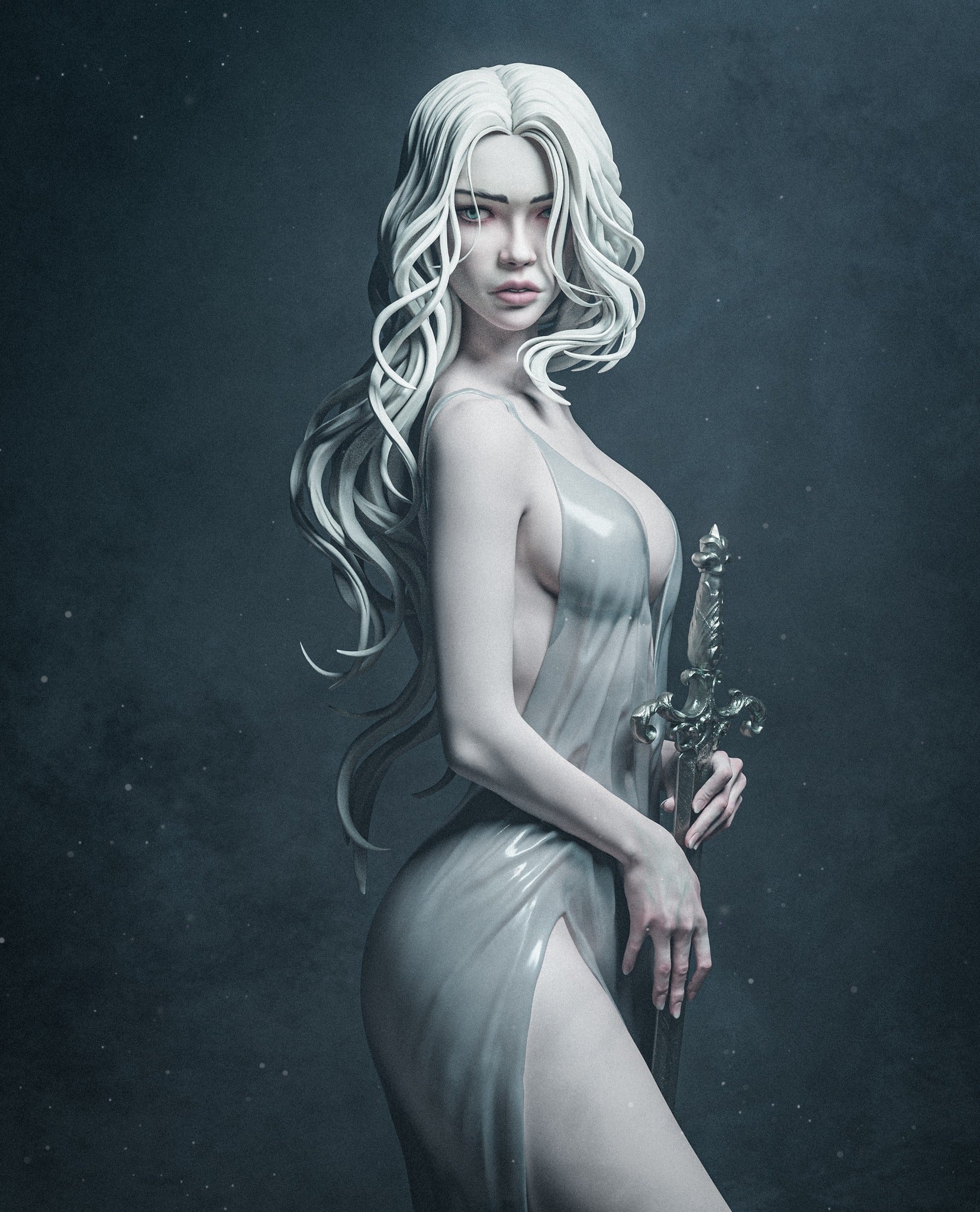 Lady of the Lake - CA 3D Studios - Dark Forge Arts