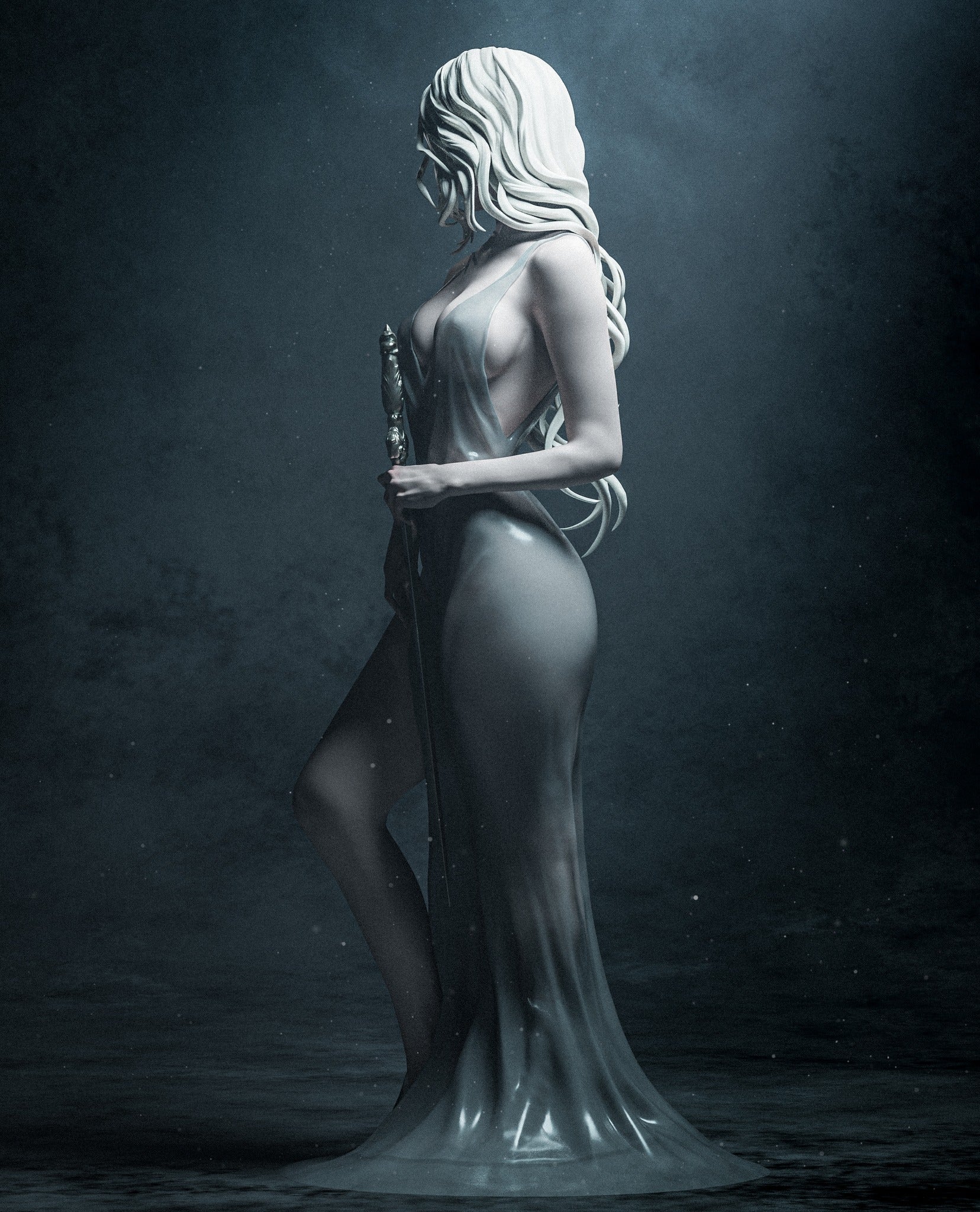 Lady of the Lake - CA 3D Studios - Dark Forge Arts