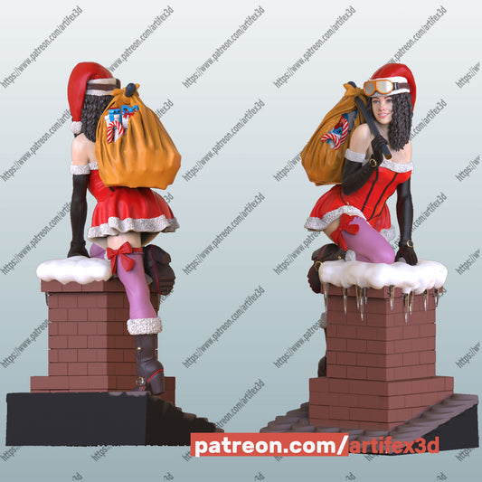 Lady Santa - Artifex3D - Dark Forge Arts