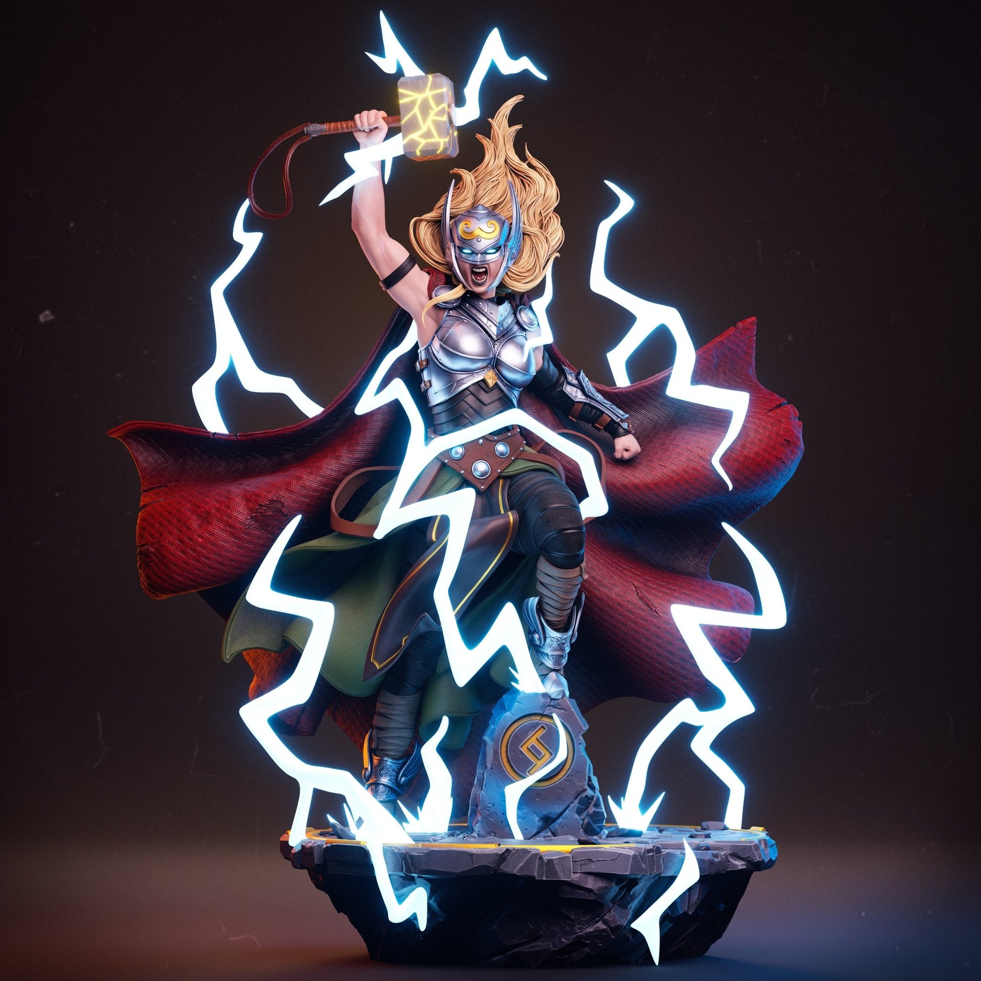 Lady Thor & Lady Loki - CA 3D Studios - Dark Forge Arts