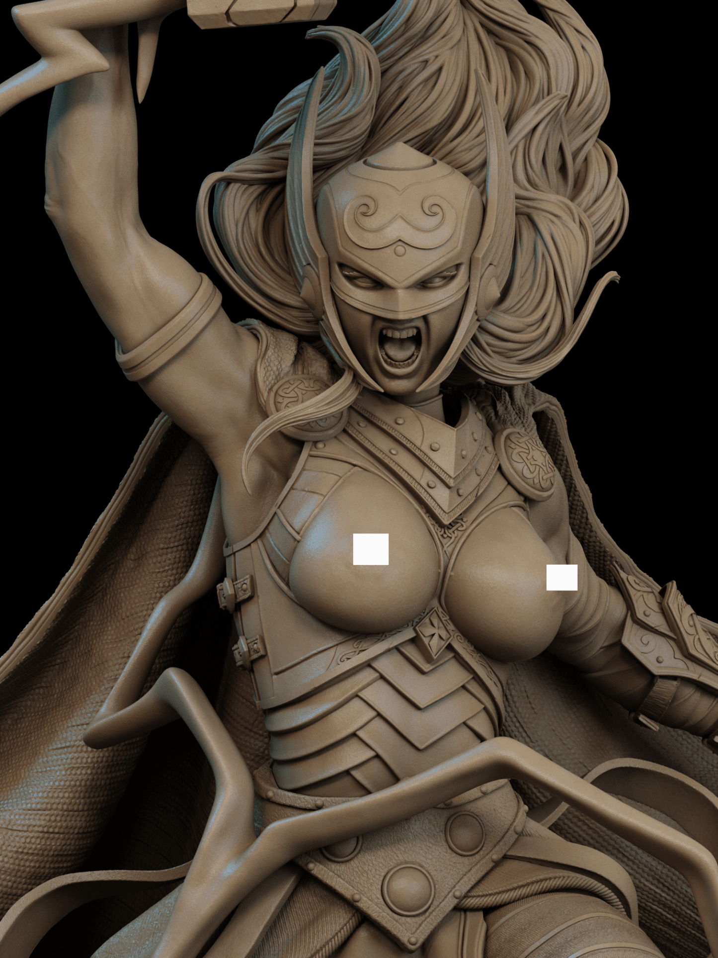Lady Thor & Lady Loki - CA 3D Studios - Dark Forge Arts