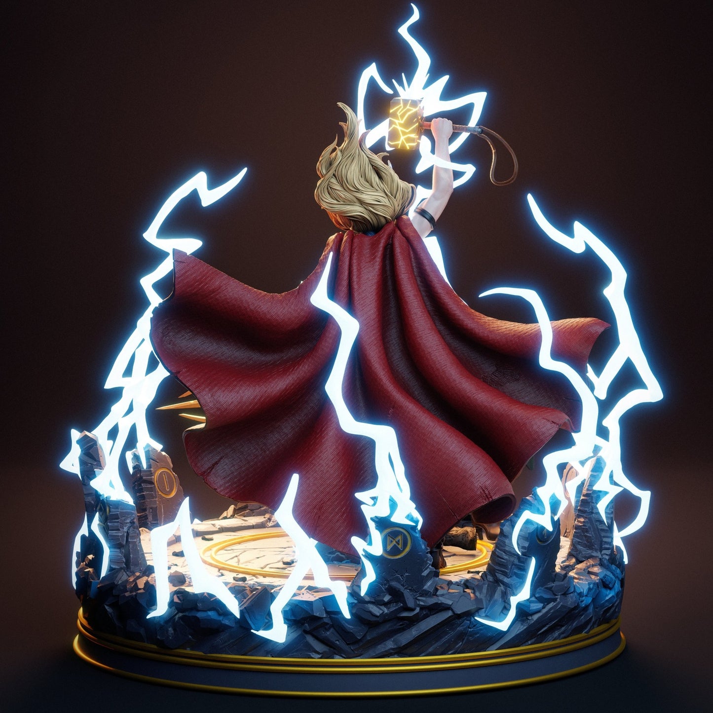 Lady Thor & Lady Loki - CA 3D Studios - Dark Forge Arts