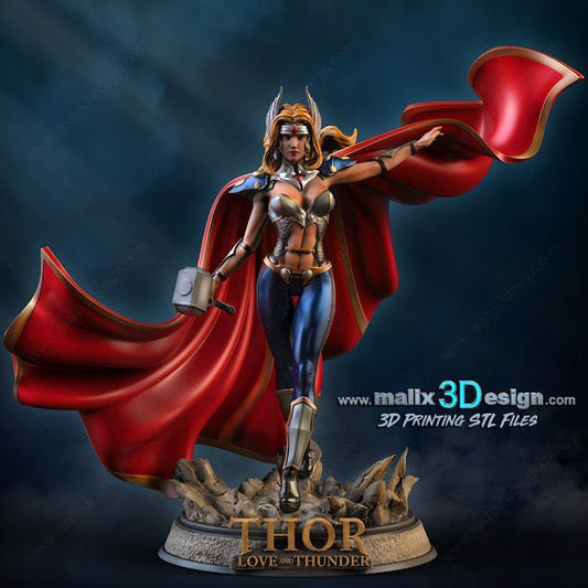 Lady Thor - Sanix3D - Dark Forge Arts