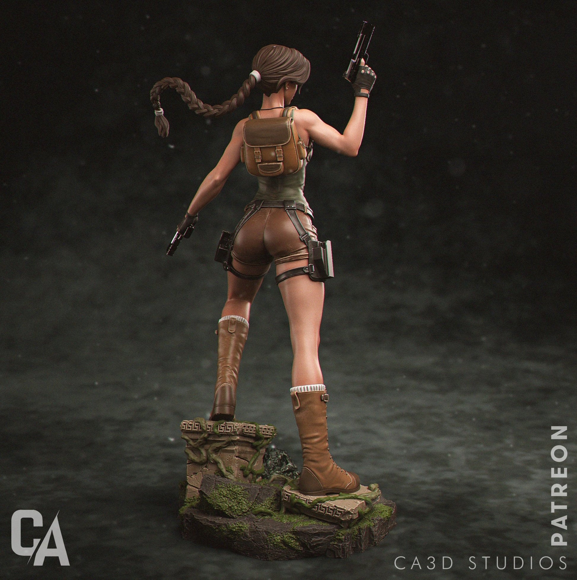 Lara Croft - CA 3D Studios - Dark Forge Arts