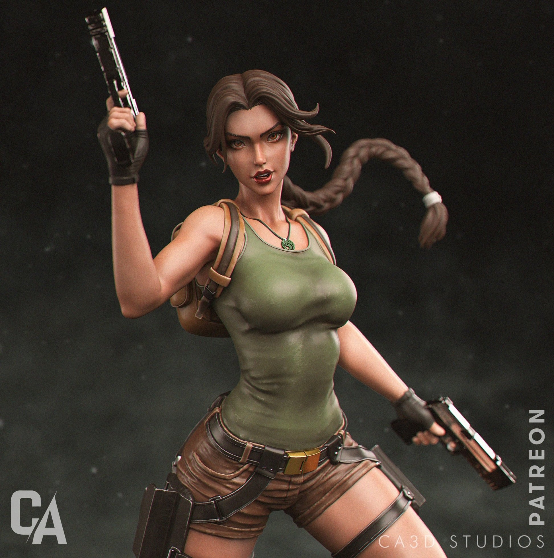 Lara Croft - CA 3D Studios - Dark Forge Arts
