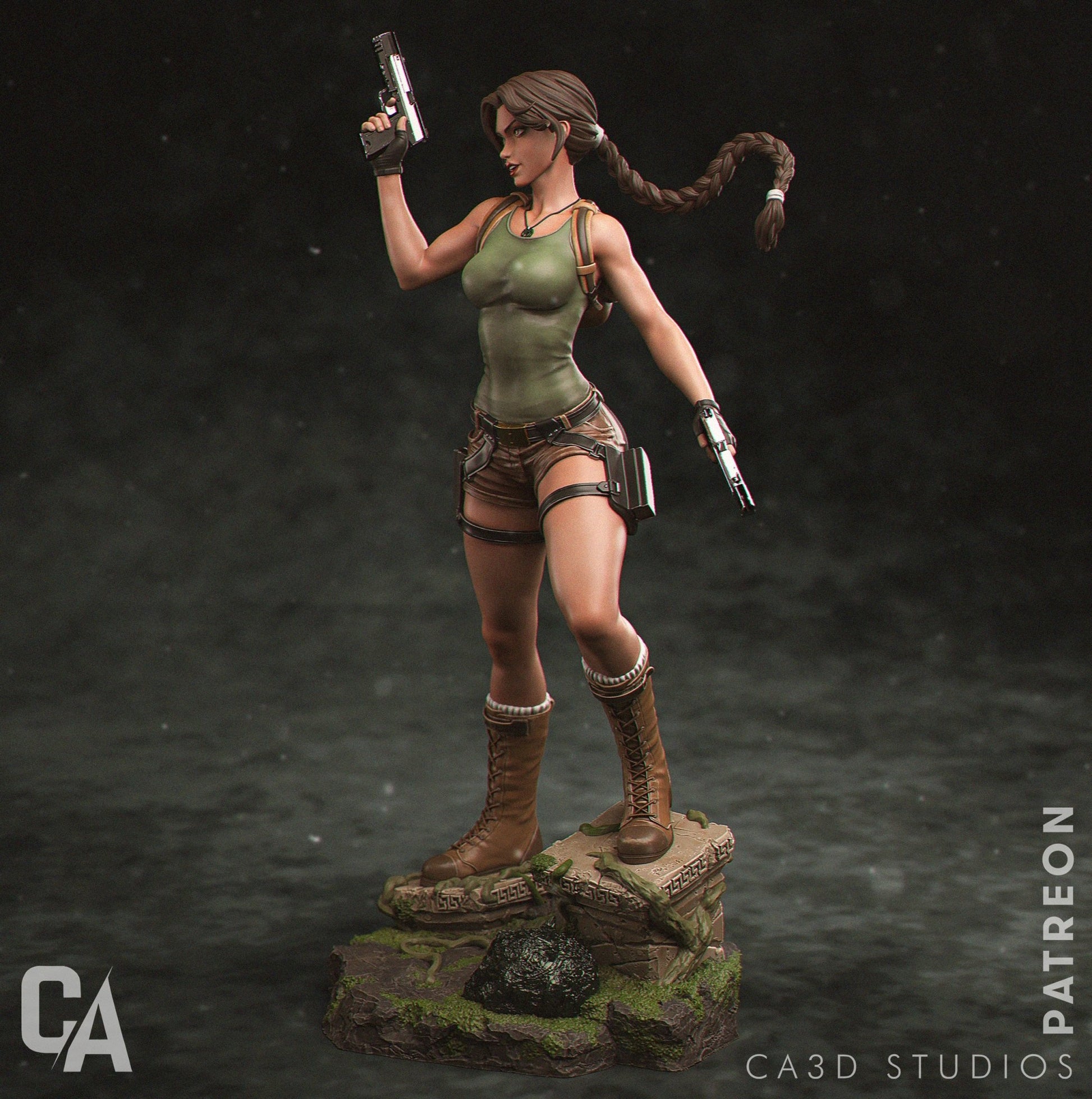 Lara Croft - CA 3D Studios - Dark Forge Arts
